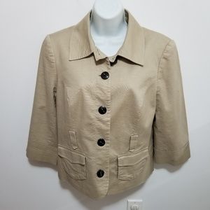 The Limited oatmeal colored blazer